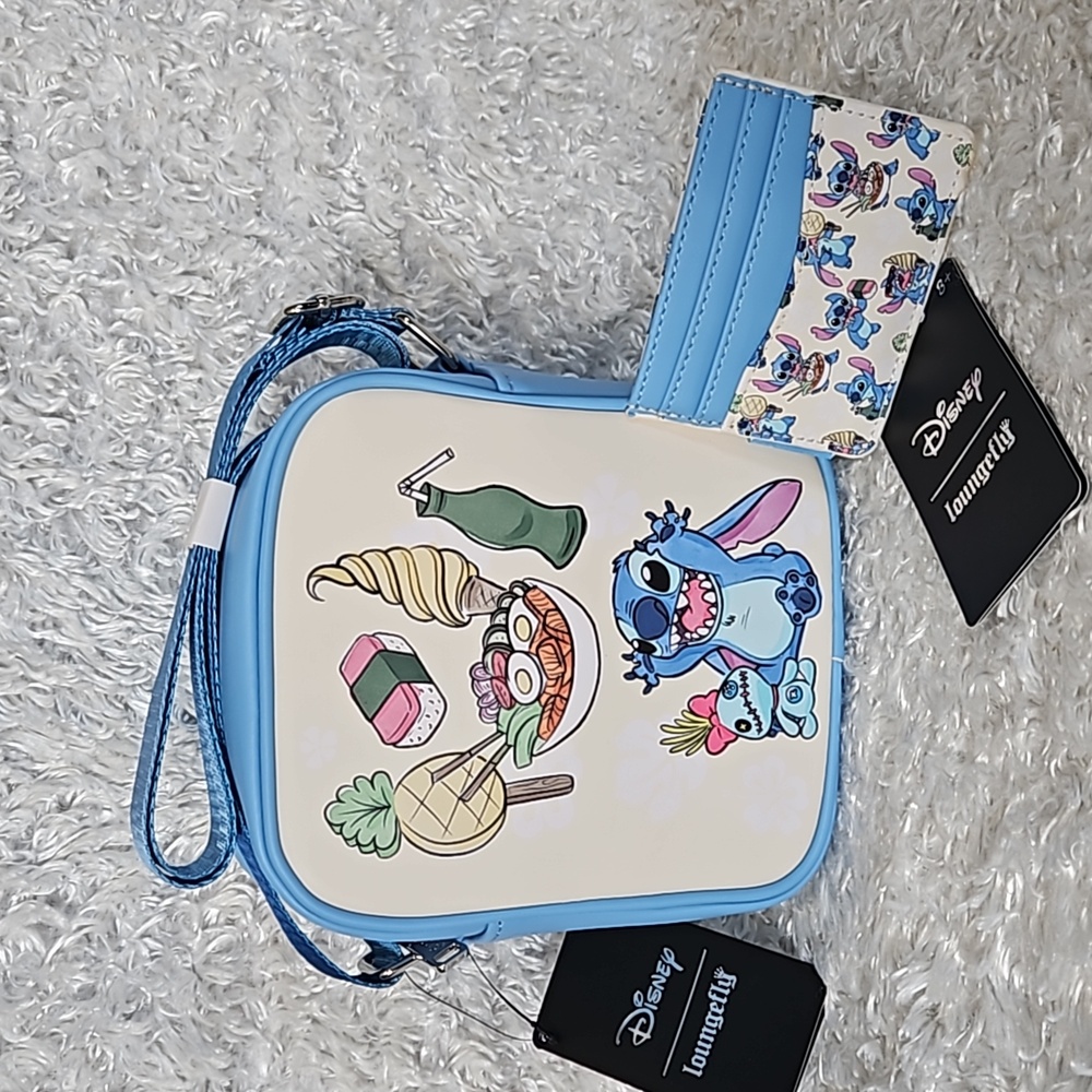 Loungefly Lilo and Stitch crossbody and cardholder